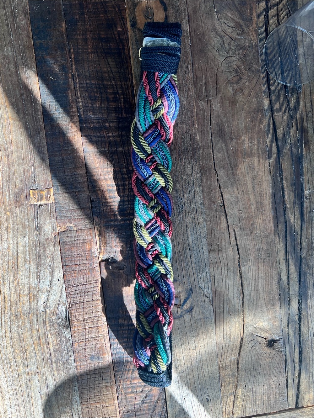 Braided Multicolor Belt - - Picture 3 of 9